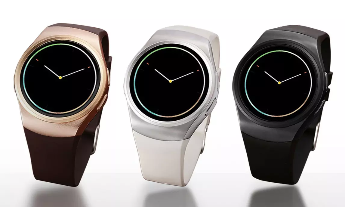 TechComm KW18 Bluetooth Smartwatch with Calling, Texting, and Heart Rate Monitor (GSM Unlocked)
 - Primary Image