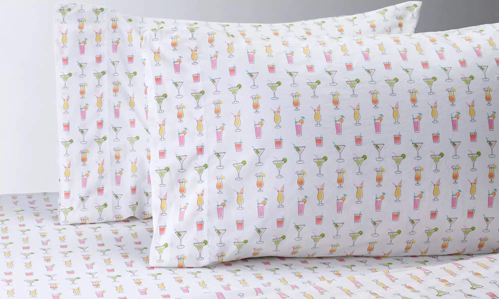 100% Cotton Sun Washed Percale Weave Hotel Sheet Set (4-Piece) - Primary Image