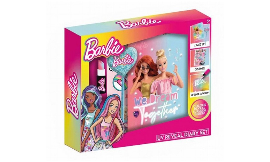 Image 1: RMS Barbie UV Reveal Light-up Diary