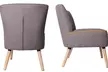 2 Fauteuils bicolore gris et jaune - Second Medium