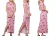 Acting Pro Women's Short-Sleeve Side-Slit Maxi Dress. Plus Sizes Available. - Image 4