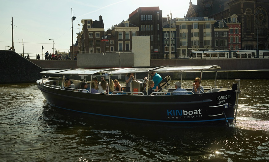 Image 9: Amsterdam: rondvaart in open boot