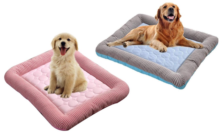 Image 1: Pet Cooling Gel Bed