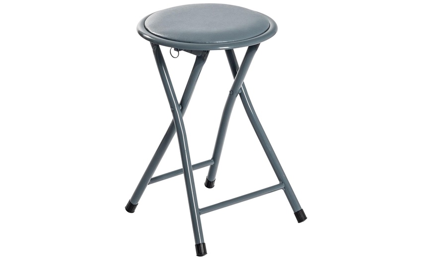 Image 9: Up to Six Round Folding Stools