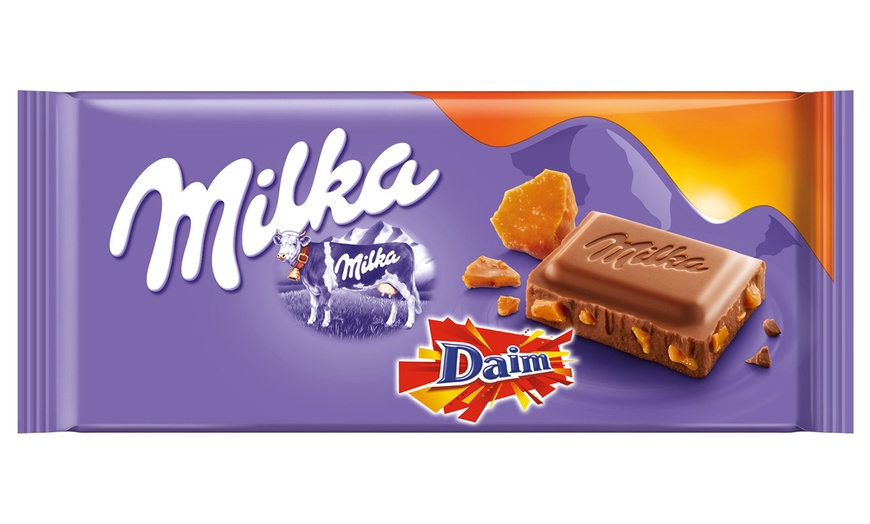 Image 14: 8 Milka Assorted Chocolates 100g