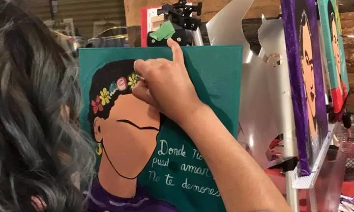 Online Sip and Paint Class for One or Two with Painting Kits from Museicas Sip And Paint (Up to 15% Off) - Second Medium