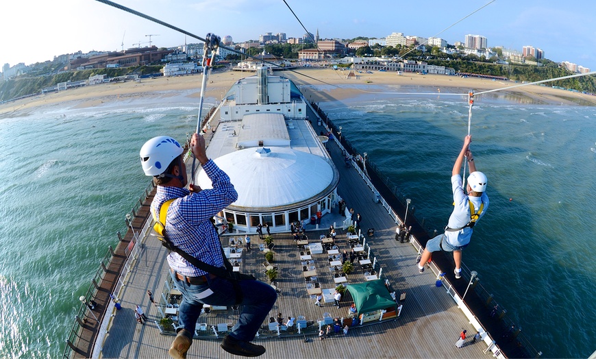 Image 5: Pier Zip Line Experience