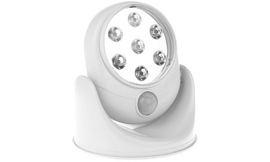 Image 2: Lampe à LED sans fil avec détecteur de mouvements orientable à 360°