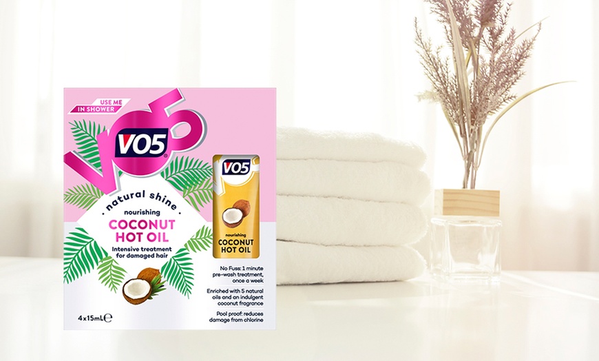 Image 2: VO5 Nourishing Coconut Hot Oil Eight-Pack 15ml