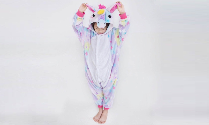 Image 7: Kids' Unicorn Onesie