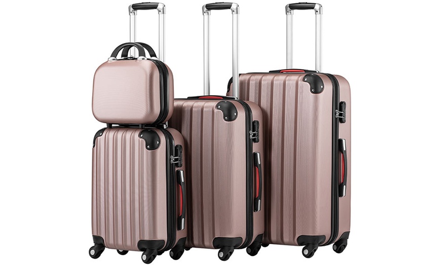 Image 2: Set di 3 valigie rigide da viaggio e beauty case Provitera