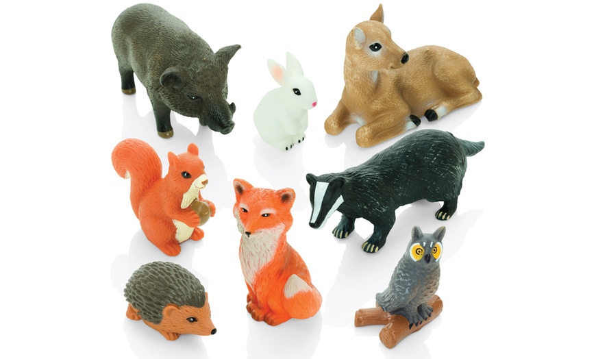 Image 3: Learning Minds Set of Eight Forest Animal Figures