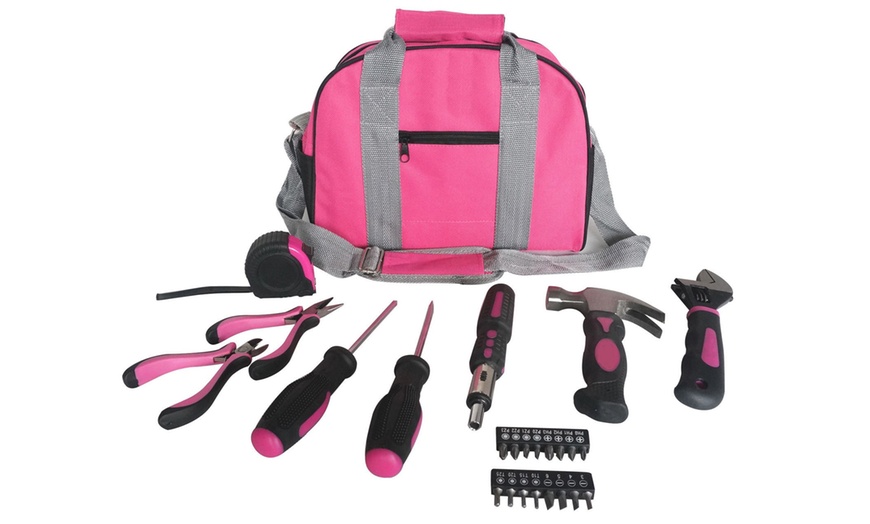 Image 6: 25-, 38-Piece Pink Toolkit or 25-Piece and 38-Piece Bundle