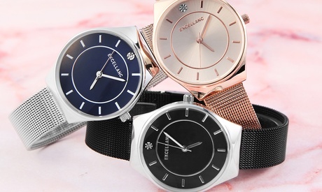 Montre pour femmes Excellanc avec bracelet en maille