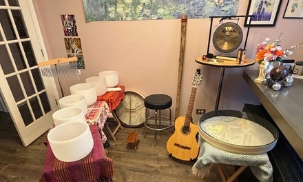 One 60-Minute Group Sound Bath Meditation Experience - Sound Bath Live