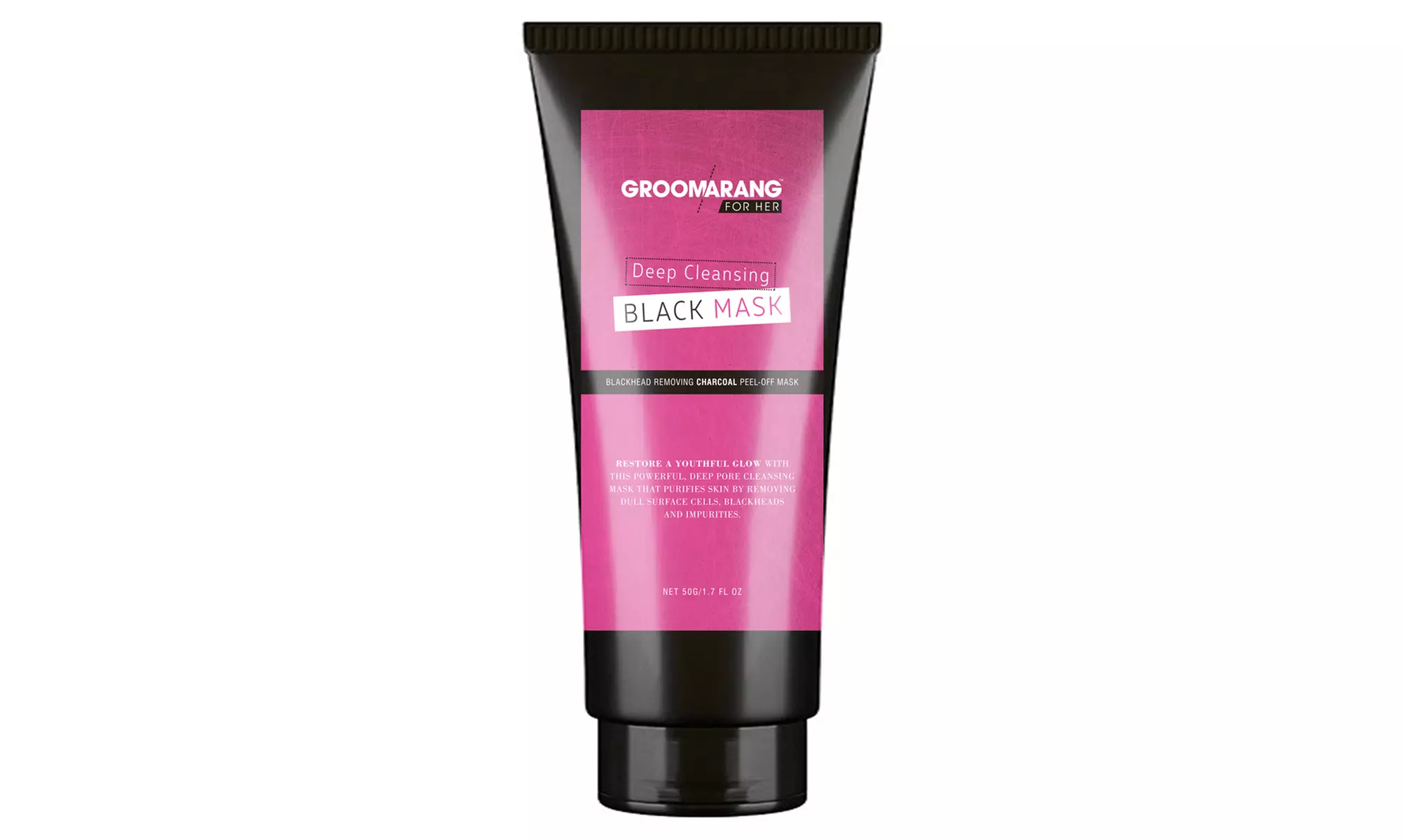 1, 2 ou 3 masques faciaux points noirs Groomarang, 50 g - Primary Image