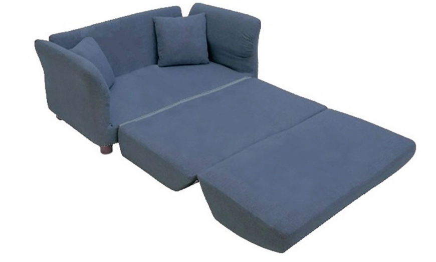 Image 6: Convertible Pull-Out Sofa Bed