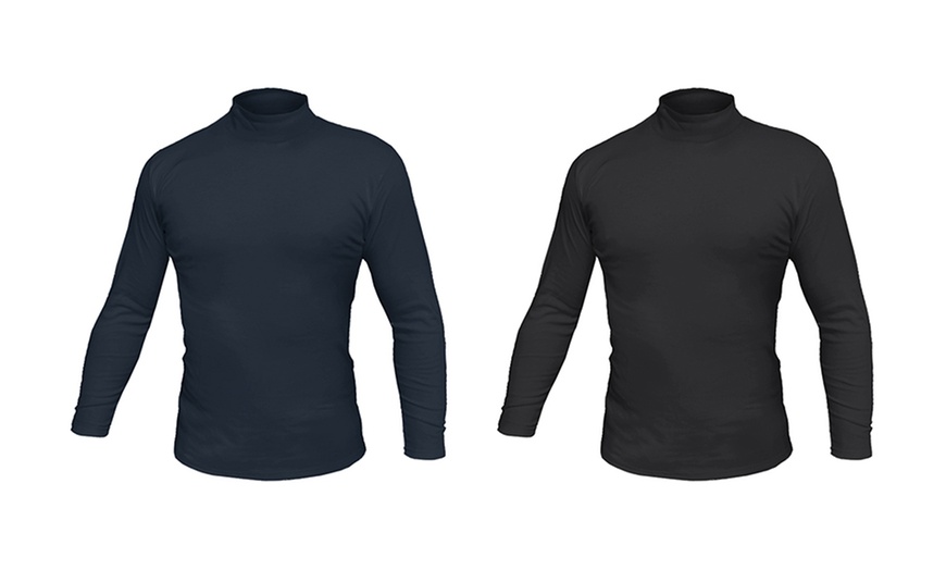 Image 2: Liabel Mock Neck Undershirts