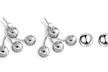 1, 2 ou 3 paires de boucles d'oreilles en argent sterling 925 massif - Second Medium
