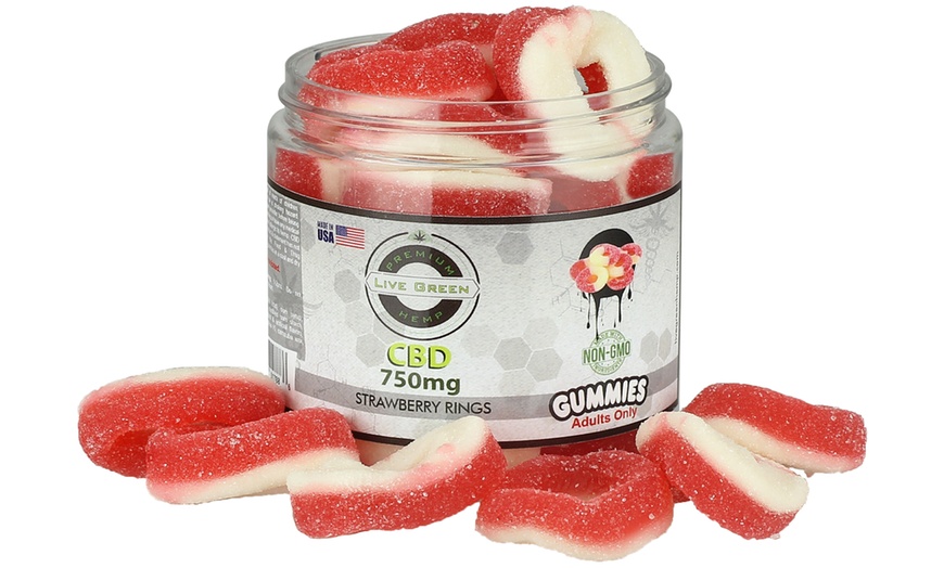 CBD Gummies by Live Green Hemp (500mg, 750mg, 1150mg, or 1500mg) | Groupon