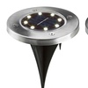 Image 3: 8-LED Solar Deck Lights