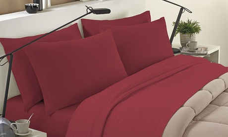 Completo letto in flanella disponibile in 3 dimensioni e vari colori