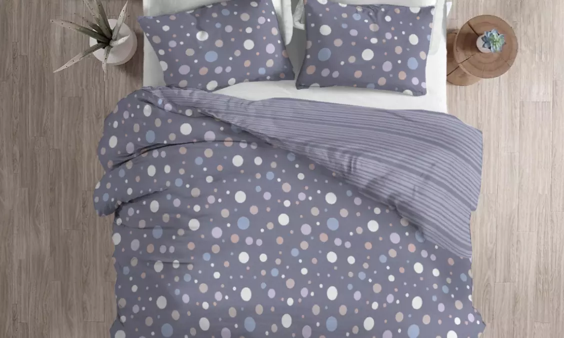 Copripiumini invernali linea 3027 fantasie pois, fiorate