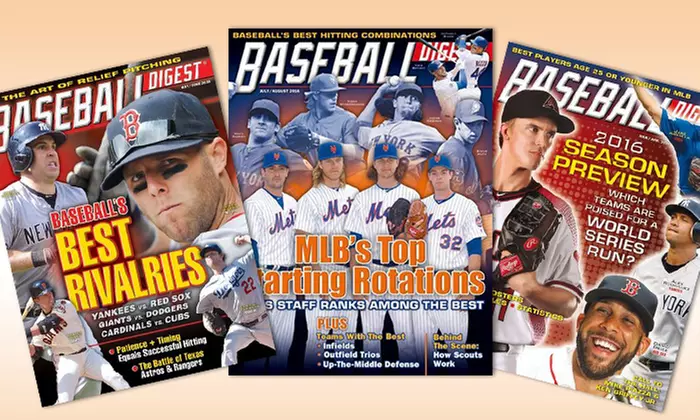 $19 for a One-Year, Six-Issue Subscription to "Baseball Digest" from Blue Dolphin Magazines - Primary Image