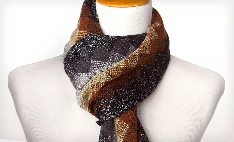 $12 for a Cejon Women's Metallic Acrylic Muffler Scarf ($36 List Price). Multiple Colors Available. Free Returns. - Second Medium