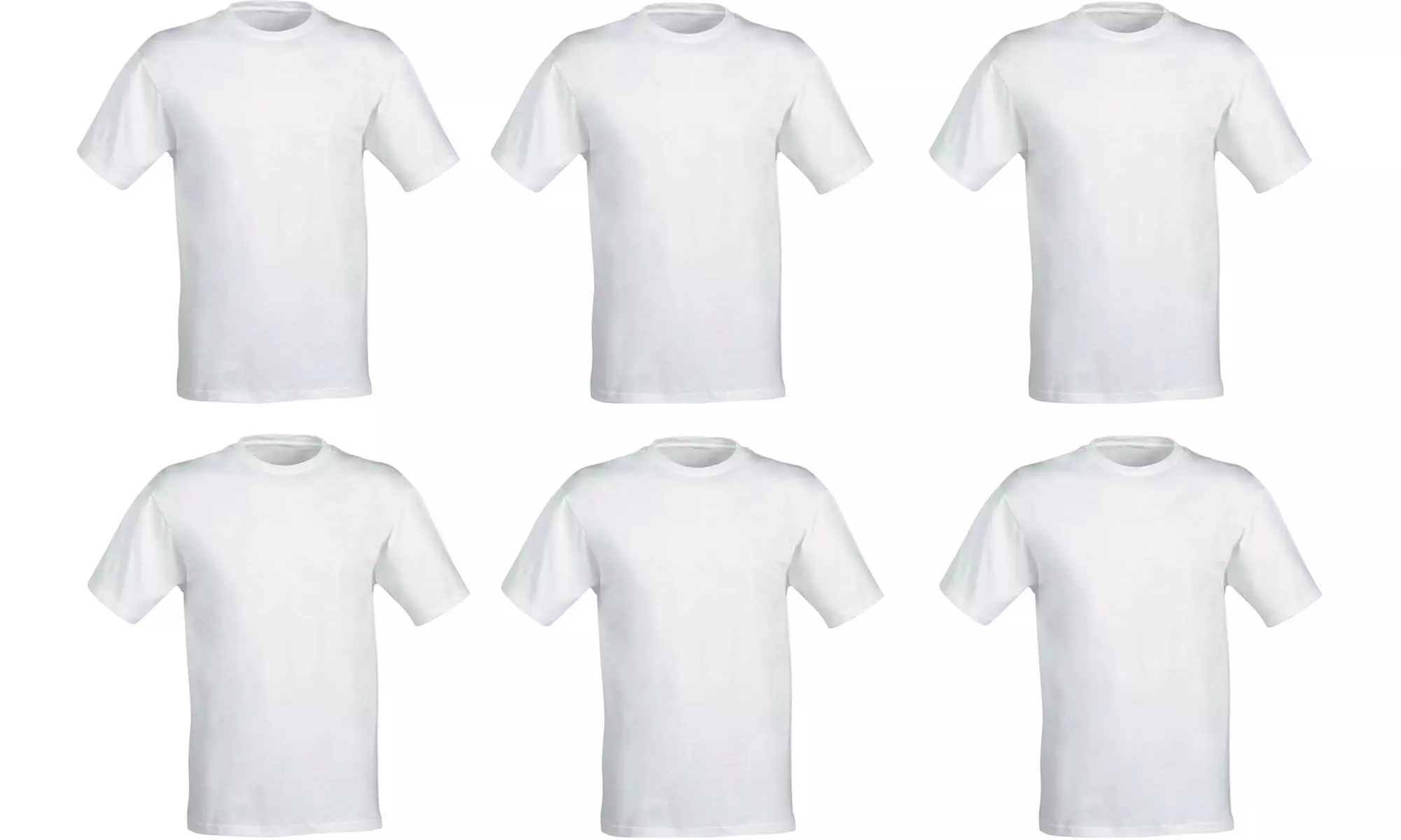 Set van 3 of 6 T-shirts van het merk Giefetti ontworpen voor mannen