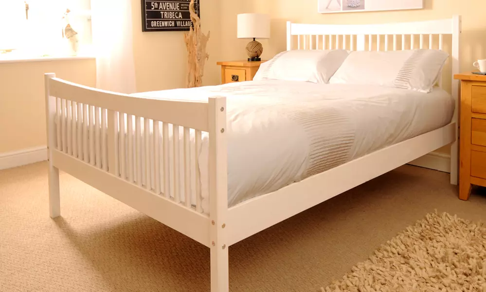 Handmade Shaker Bed Frame with Optional Mattress - Image 2