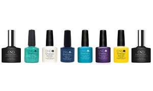 Set of Eight CND Shellac Nail Polish