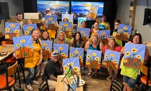 Up to 20% Off on Painting Lesson at Wine and Canvas (Las Vegas)