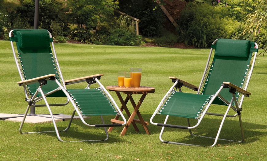 groupon reclining garden chair