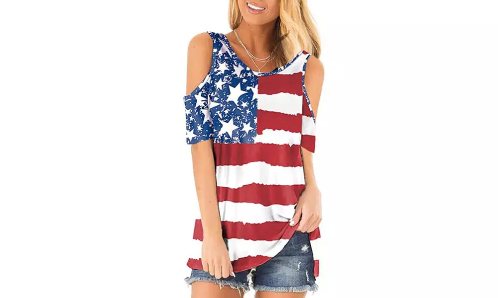 Leo Rosi Women's USA Summer Top - Second Medium