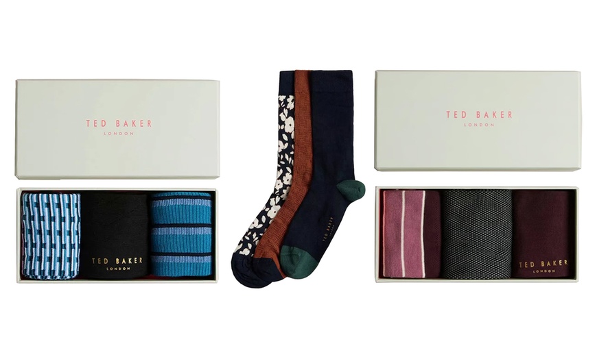 Image 1: Ted Baker Mens Socks Gift Pack 