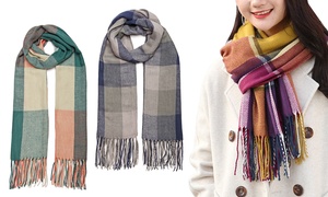 Tartan Tassel Scarf