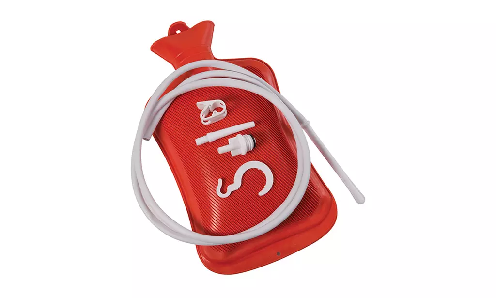 Combination Enema and Douche System with Water Bottle - Primary Image