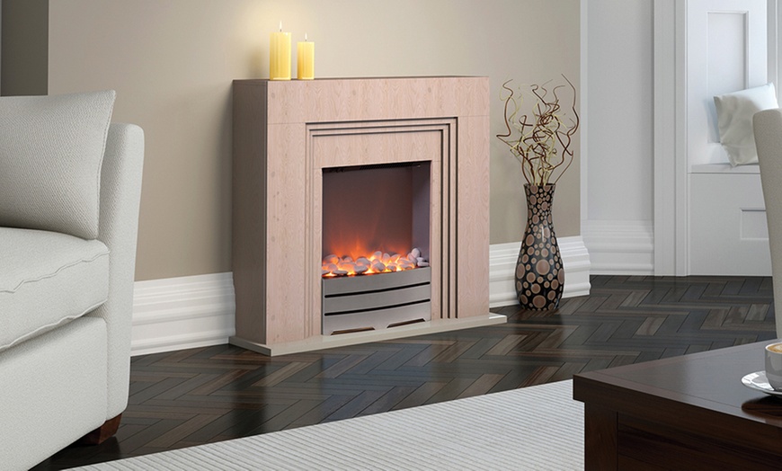 Image 2: Warmlite York Fireplace Suite