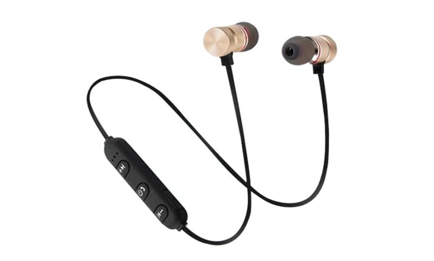 Image 6: Sports Neck-Mounted Bluetooth Wireless Headset