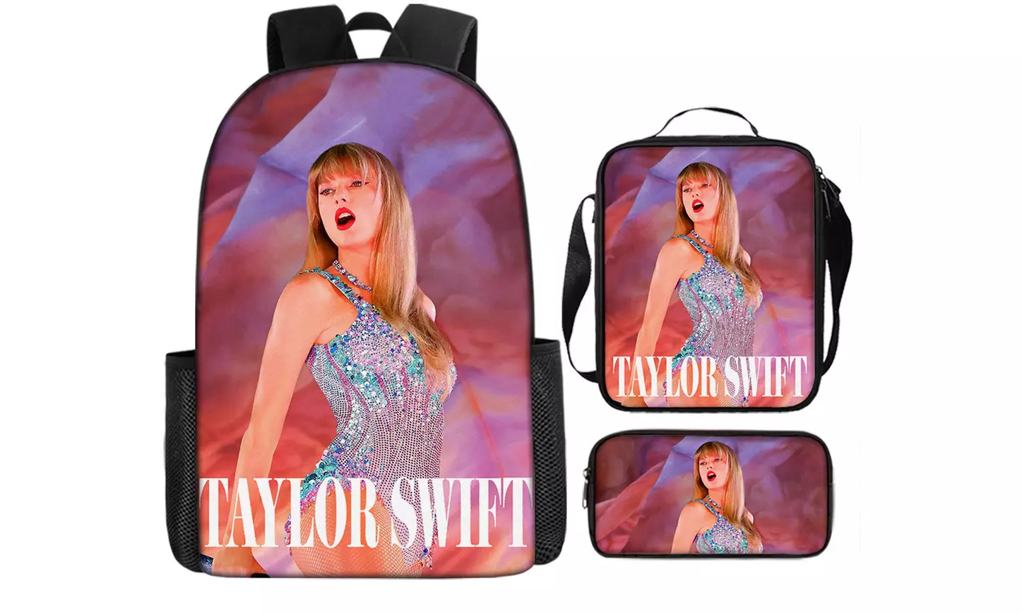 Taylor Swift Inspired Three-Piece Backpack Set