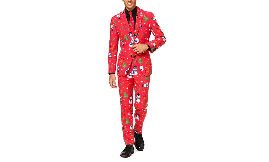 OppoSuits Men s Slim Fit Ugly Christmas Star Wars Suits Groupon