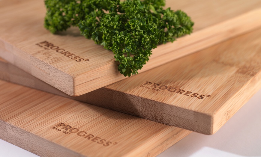 Image 2: Progress Three-Piece Chopping Board Set