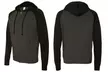 Men's Lightweight Slim-Fit Jersey Raglan Hooded Full-Zip Hoodie (S-2XL) - Second Medium
