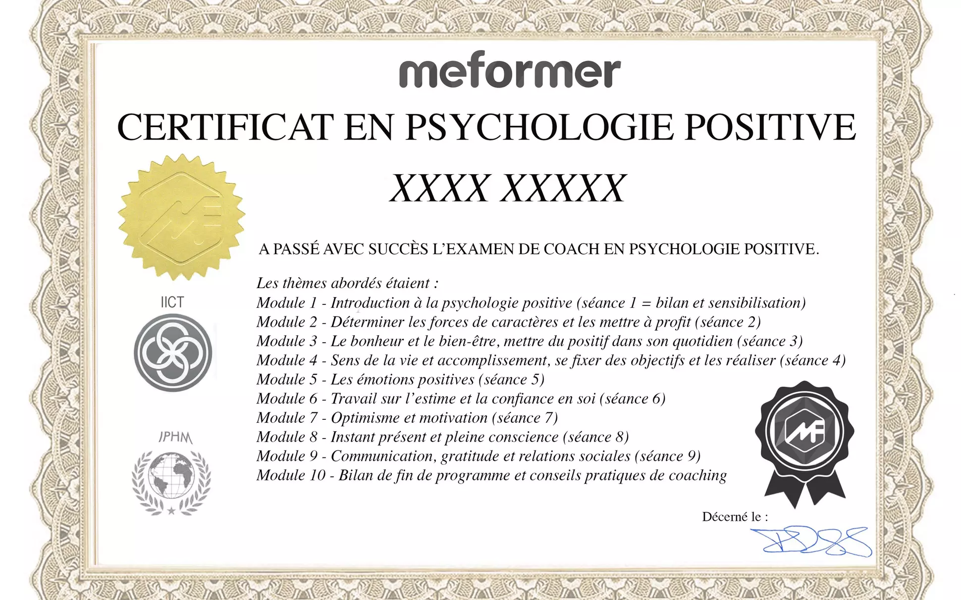Formation certifiante pour devenir coach en psychologie positive avec Meformer - Image 3