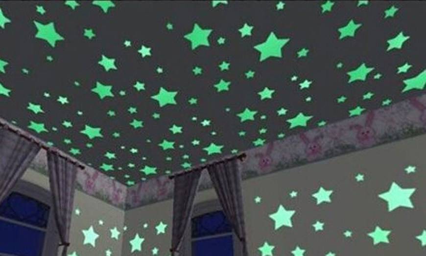 Image 4: Glow in the Dark Wall Stickers