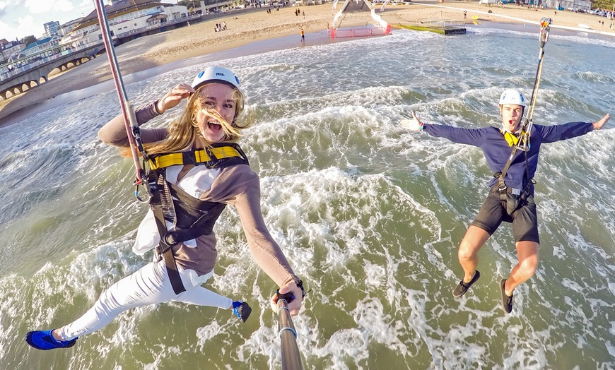 Image 3: Pier Zip Line Experience