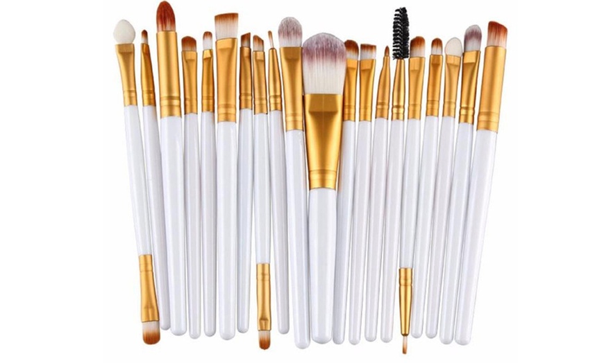 Image 4: Jeu de pinceaux de maquillage professionnel de 20 pièces