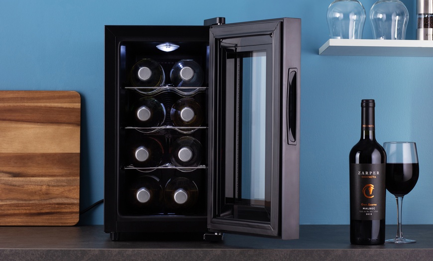 Image 7: Eight-Bottle Wine Chilling Fridge