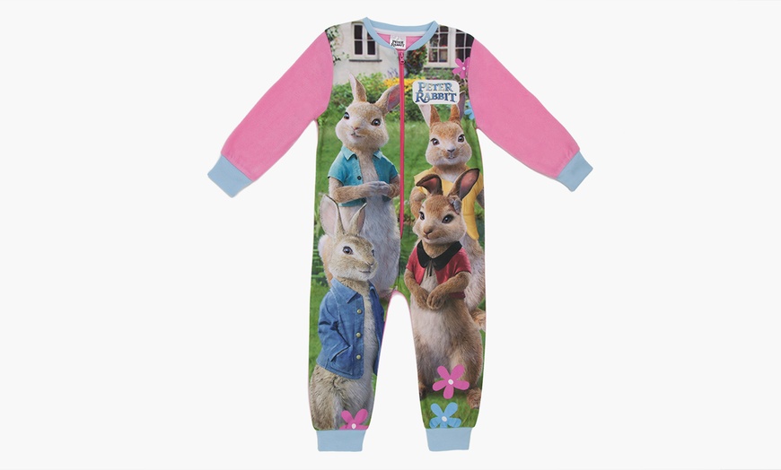 Image 6: Girls' Micro-Fleece Character Onesie